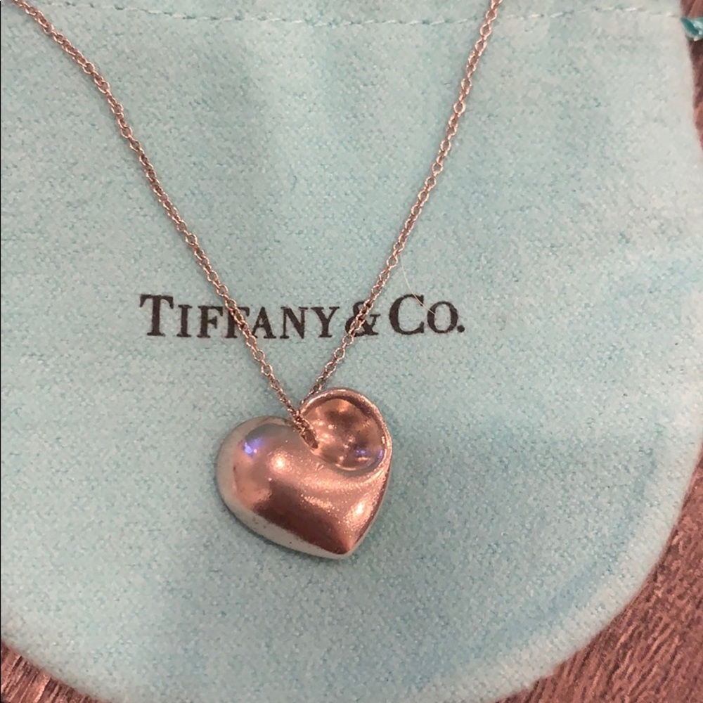 Tiffany & Co. Sterling silver 925 heart necklace